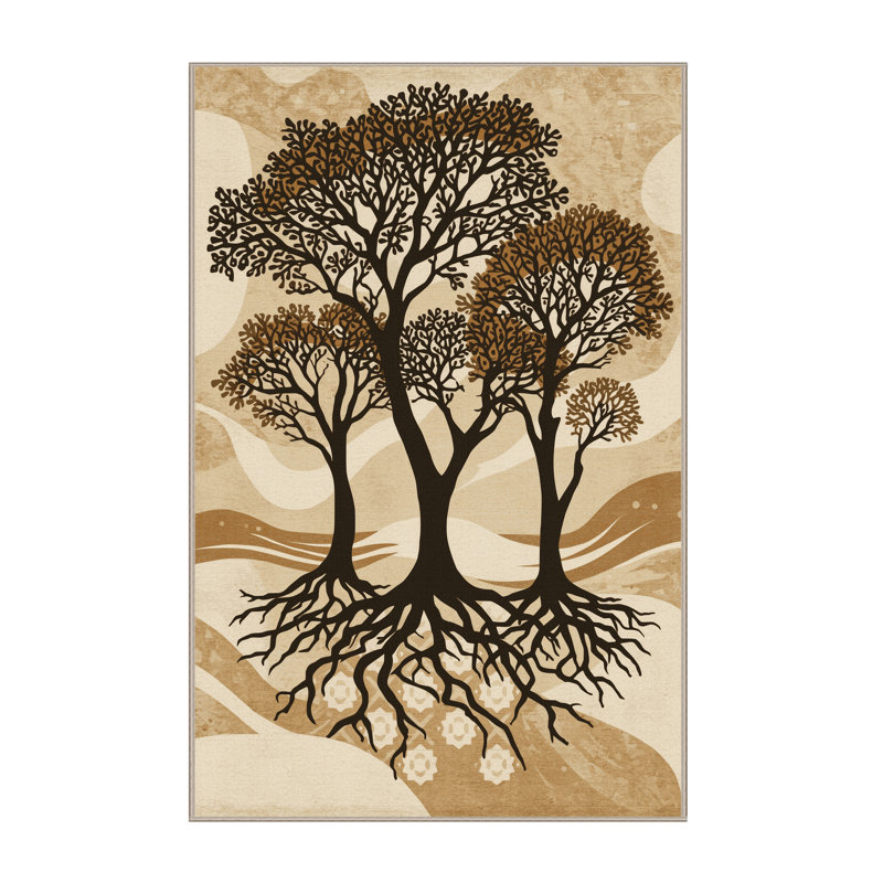 Tapis moelleux doux d'inspiration marocaine Kamena, 7 x 9
