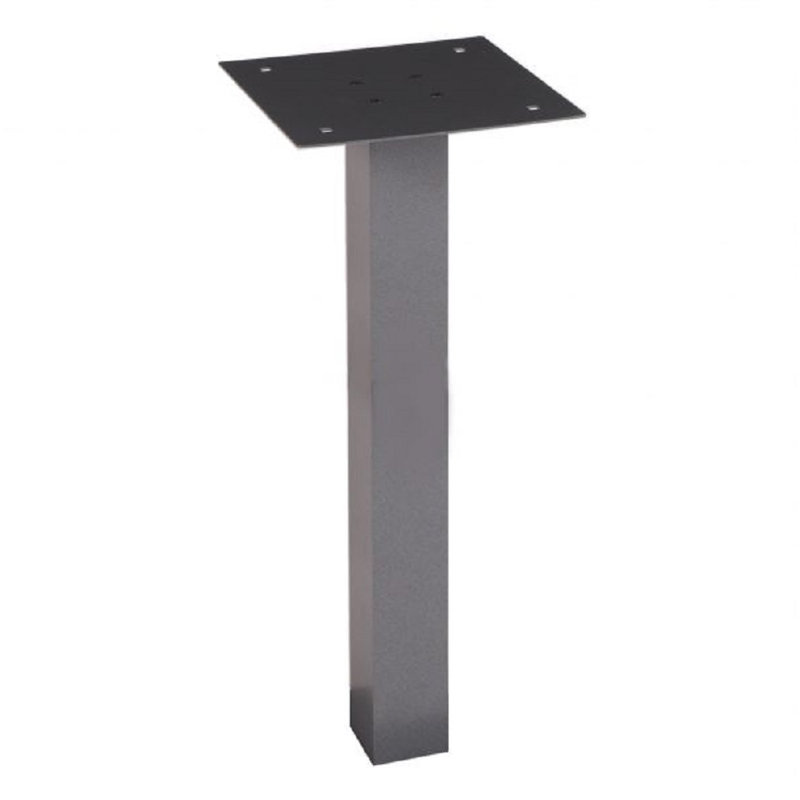 30'' H Square Standard Post, Gray