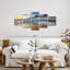 Ensemble 5 pièces Sea Cloudscape sur toile-714004866