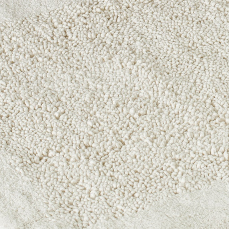 Bublitz Bath Cotton Rug, 21" W x 34" L, Natural