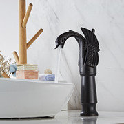 Vessel Single-hole Single-handle Bathroom Faucet, Matte Black