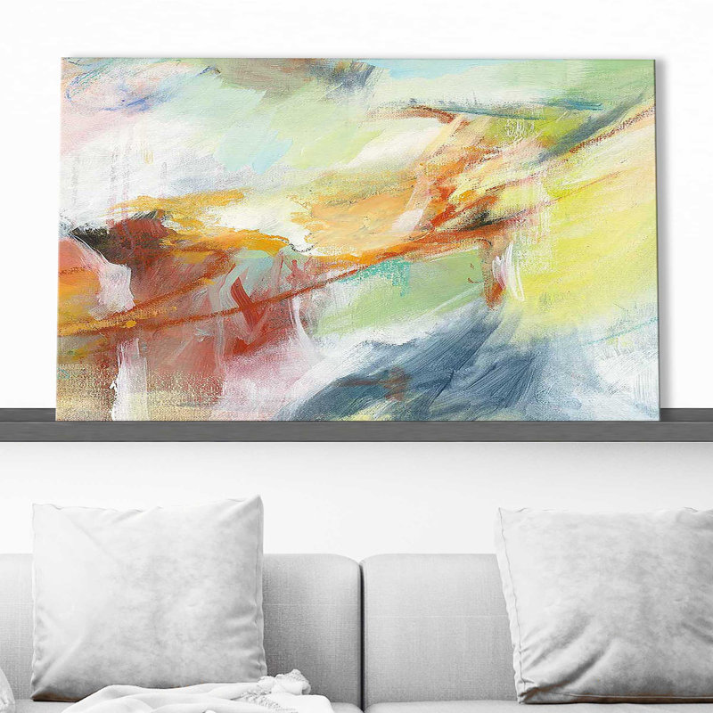 «Poss Possix III Crop» - peinture, Toile tendue, H 36 po x l 60 po x P 1,5 po