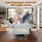 Cutlor Luxury Power Motion Recliner  Swivel Glider, Upholstered Reclining Sofa Chair with Lumbar Support-2093321521