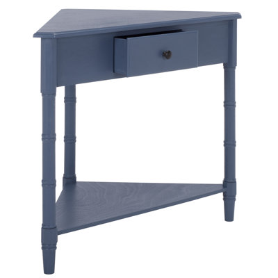 Twerton Solid Wood 3 Legs End Table with Storage