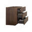 Armoire de plancher SANS lavabo, couleur noyer, avec trois tiroirs-715314096-715314101-715314107