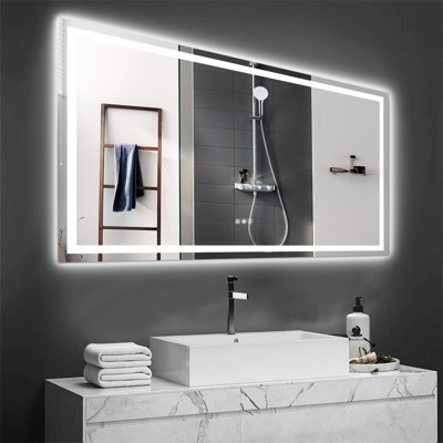 72"×36" LED Mirror Light Bathroom