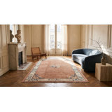 Antique Peking Hallway Runner Wool Coral Rug