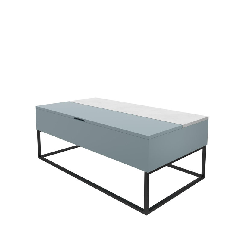 Table basse Arnay, Bleu poudre