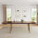 Lempres 62.9'' to 94.4'' Extendable Dining Tables for 6 to 12 -  Wooden rectangular dining table，Walnut