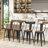 Rosenberry Counter Stool with Metal Frame-594290145-594290150