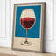 Wine Glass Study Mid-Century - Wrapped Canvas-1099425557-1099425583