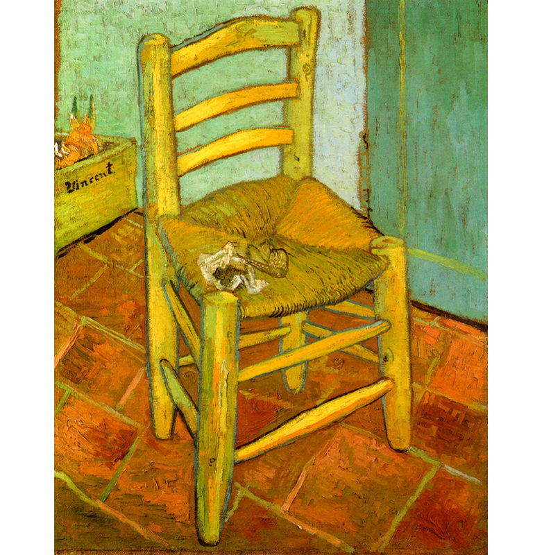 Chaise Van Gogh, H 24 po x l 19 po