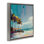 Art contemporain sur toile flottante, "Contemporary Shoreline in Summer" par Irena Orlov