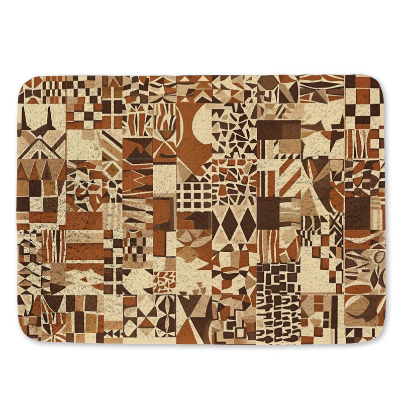 Tapis de bain en microfibre / microsuède Dashna, L 17 po x L 24 po