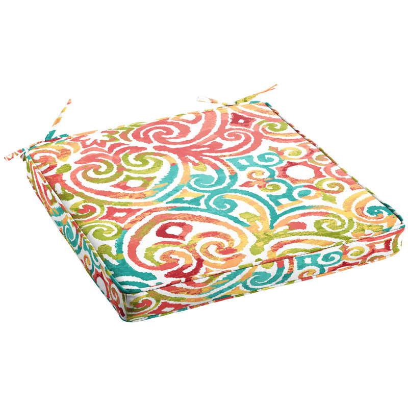 Outdoor 3'' Dining Chair Seat Cushion, 3" H x 19" W x 19" D