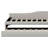 Twin Size L Shaped Bed With Trundle And Drawer, Upholstered Double Twin Size Daybed Frame, Corner Bed Frame