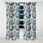Motif tropical azur Oasis Azure - rideau à motif floral - 1 panneau-107545974