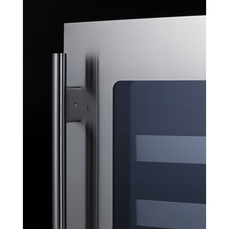 Summit Appliance Single Zone 14.75'' 18 Bottle Wine Refrigerator with Reversible Door