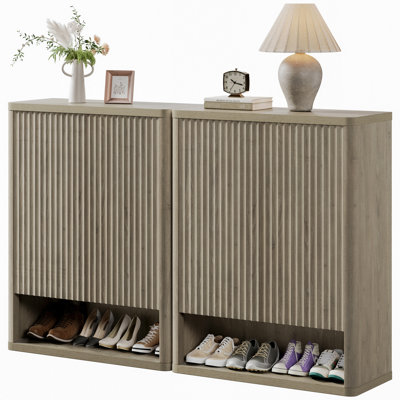 Cesiro 24-Pair Shoe Storage Cabinet