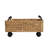 Adaline 18.11" Classic Farmhouse Handwoven Hyacinth Rectangular Underbed Storage Bin with Wheels and Handles-113468631