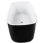 Baignoire de trempage autoportante en acrylique 67 po x l 31 po-73576508