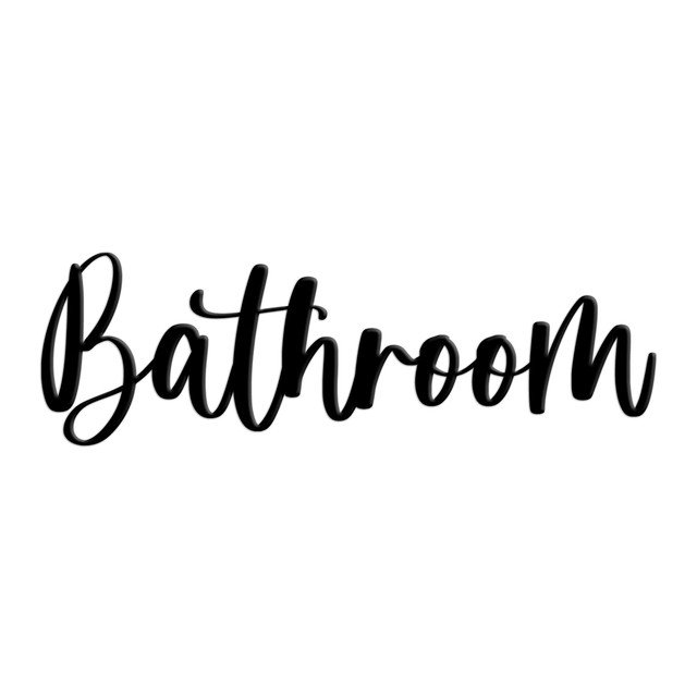 Enseigne de salle de bain Carlynn