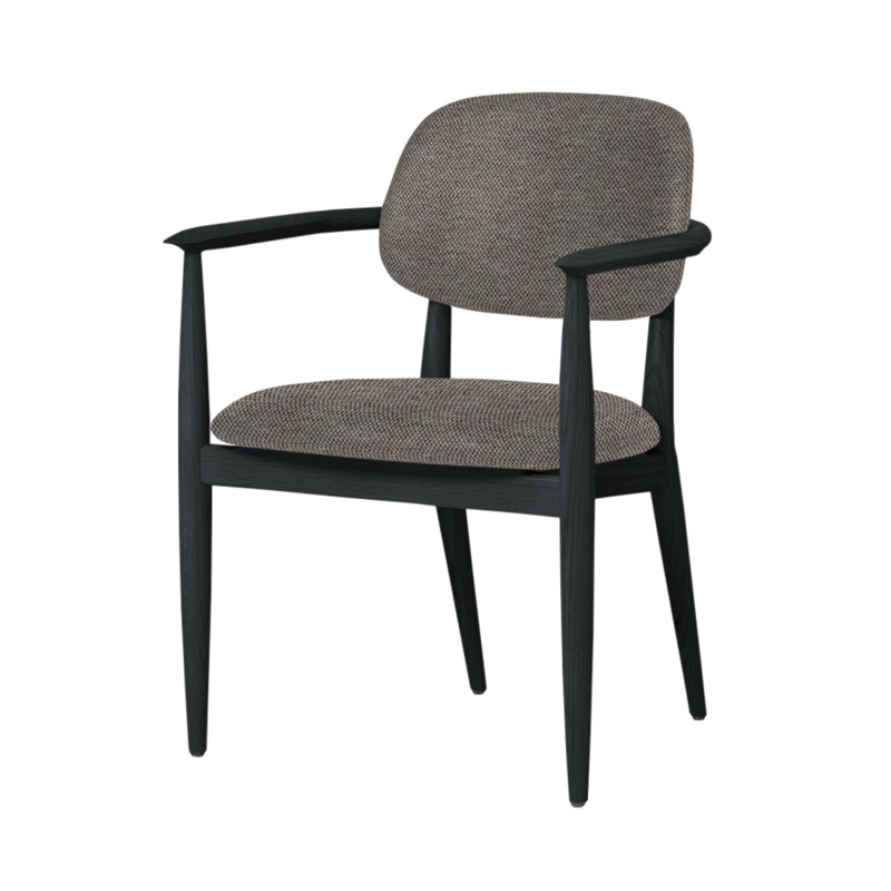 Chaise Slow de Space Copenhagen, Chêne gris, Ère CSE02