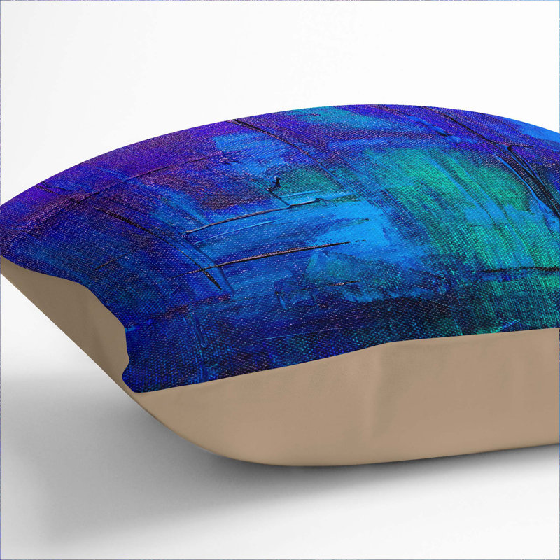 Abstract Square Cushion, Stone, 40 x 40 cm