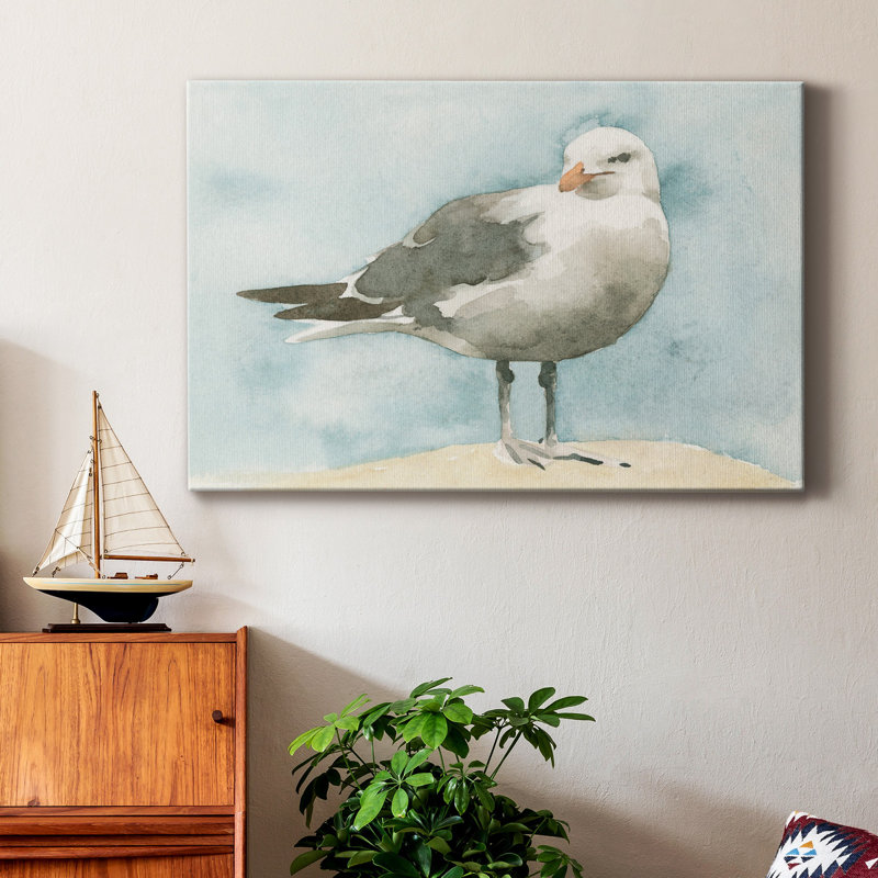 " Simple Seagull I ", 12" H x 8" W x 1" D