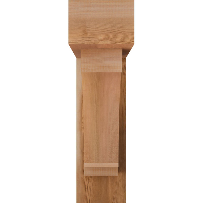 Support de bloc impérial avec entretoise décalée, 22 X 22, Cèdre rouge occidental de l 6 po (scié brut)