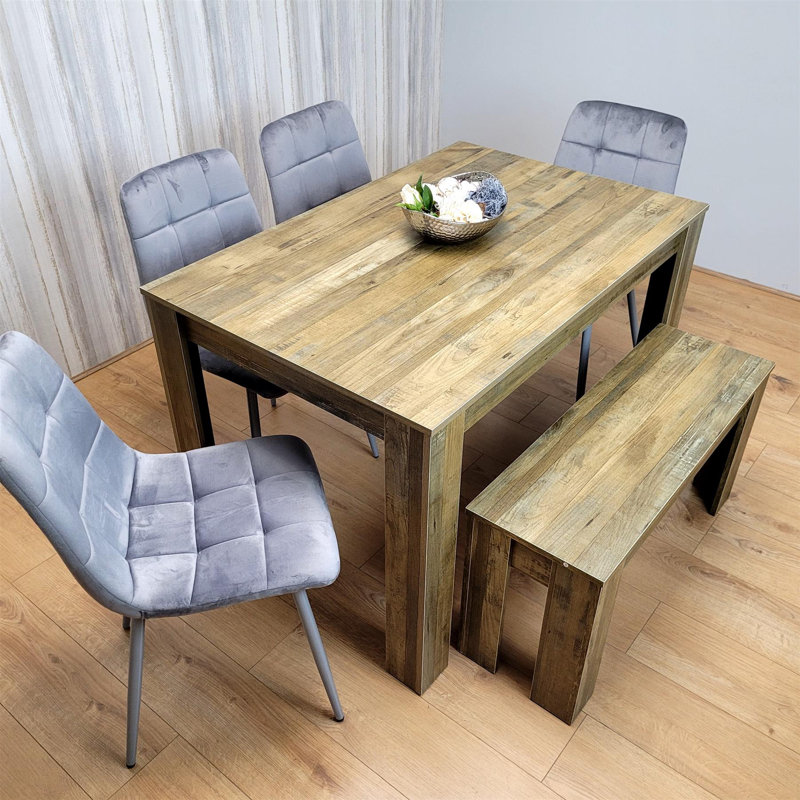 Romal 3 - Person Dining Set, 75cm H x 117cm W x 77cm D