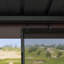24'W X 14'D Hardtop Double-Roofed Aluminum Patio Gazebo, Wooden Finish Coated Aluminum Frame Gazebo for Outdoor