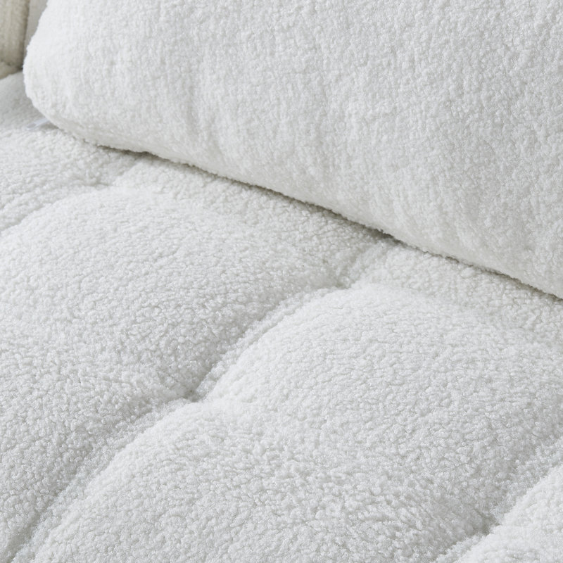 Tissu convertible futon avec pieds en métal