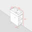 Ensemble de meuble-lavabo simple 22 po Niree
