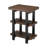Pomona Rundell 20" W Solid Pine Wood End Table with 2 Shelves-1531679359