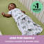 SwaddleMD SwaddleMe par Ingenuity Arms Free - Happy Elephant
