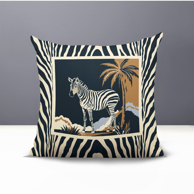 Oreiller carré réversible intérieur / extérieur Malboro, Carré 19 po, Gris