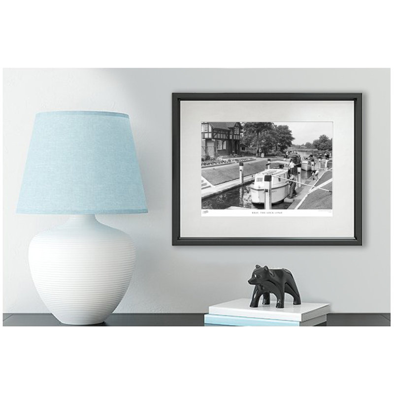 Bray, The Lock C1960 - Single Picture Frame Print, 40cm H X 50cm W x 2cm D