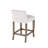 Guzik Upholstered Counter Stool with Solid Wood Frame
