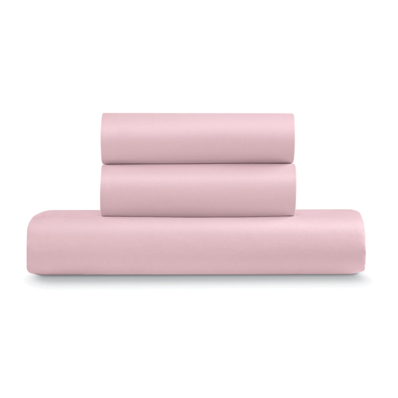 Ensemble de housse de couette en microfibre 8 pièces Home, Cal. Couette pour très grand lit + 7 pièces supp, Rose