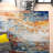 Abstract Red/Blue/Gold Colorful Indoor Area Rug-1079594968