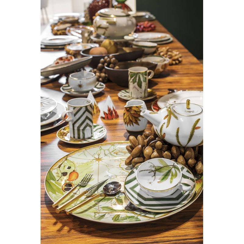 Amazōnia Porcelain Teacup and Saucer