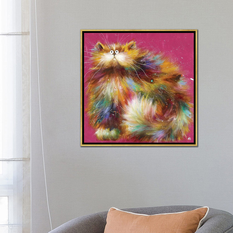 « knickerbocker » par kim haskins-impression sur image, Toile encadrée d'or, H 26 po x l 26 po x P 1,5 po