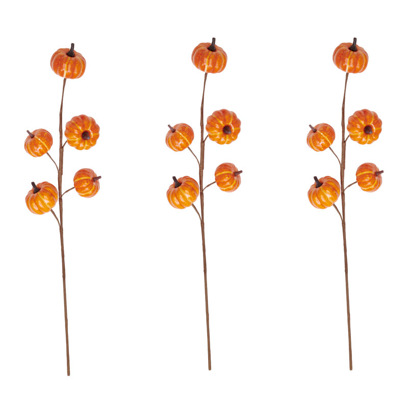 Mini-citrouille artificielle, Orange