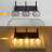 3-Light Dimmable Sphere Globe Ribbed Glass Bathroom Vanity Light-408765335