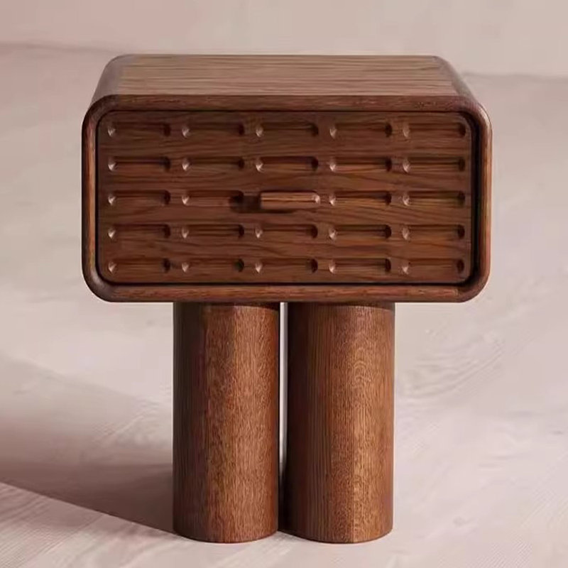 Reyna Walnut Nightstand 