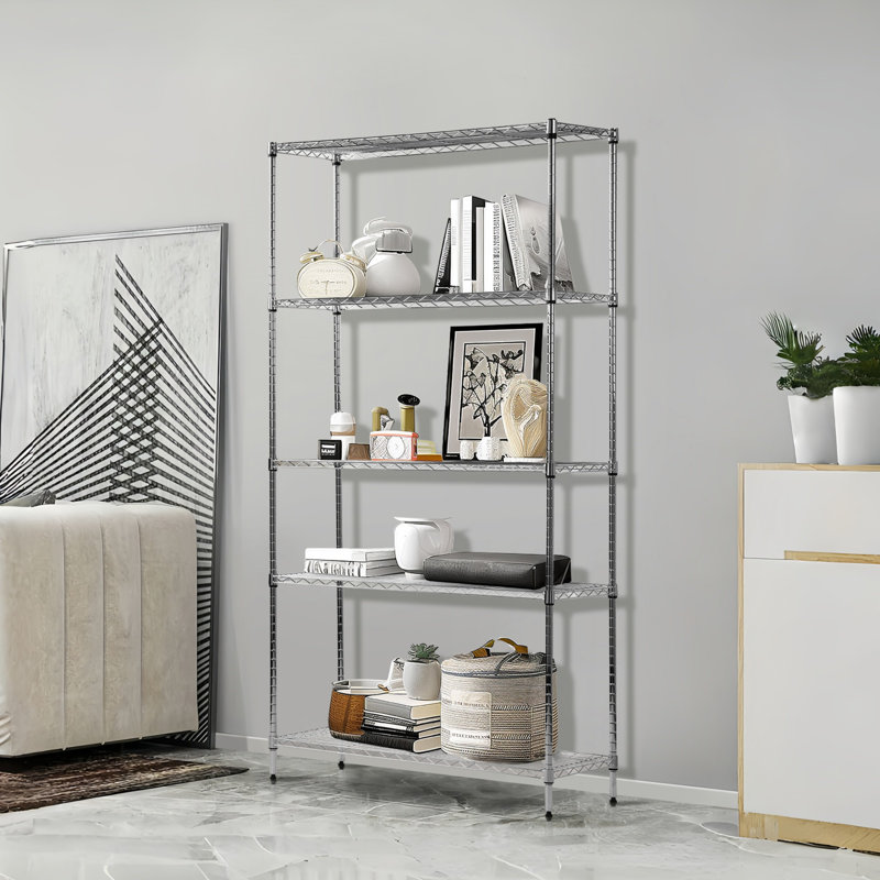 Cown 90cm W Metal Shelving Unit