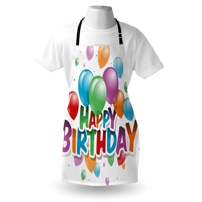 Multicolore, tablier East Urban Home Fun, unisexe, Balloon Burst Celebration, taille adulte