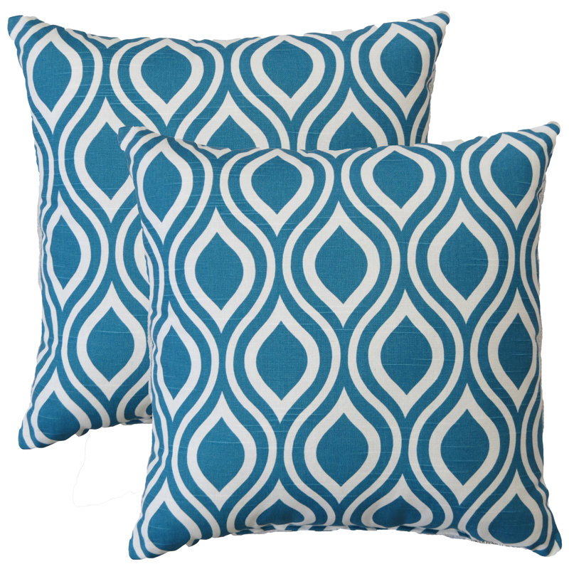 Spinella Geometric Reversible Throw Pillow