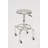 Guisasola Adjustable Height Ergonomic Lab Stool with Footring Wheels